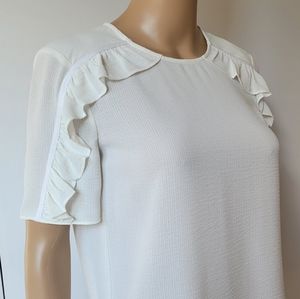NWOT Whistles Ruffled blouse